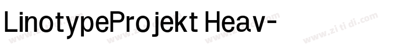 LinotypeProjekt Heav字体转换